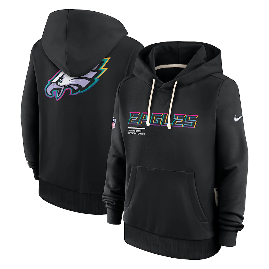 Women Philadelphia Eagles 2025 Nike NFL hoodie->women nfl jersey->Women Jersey